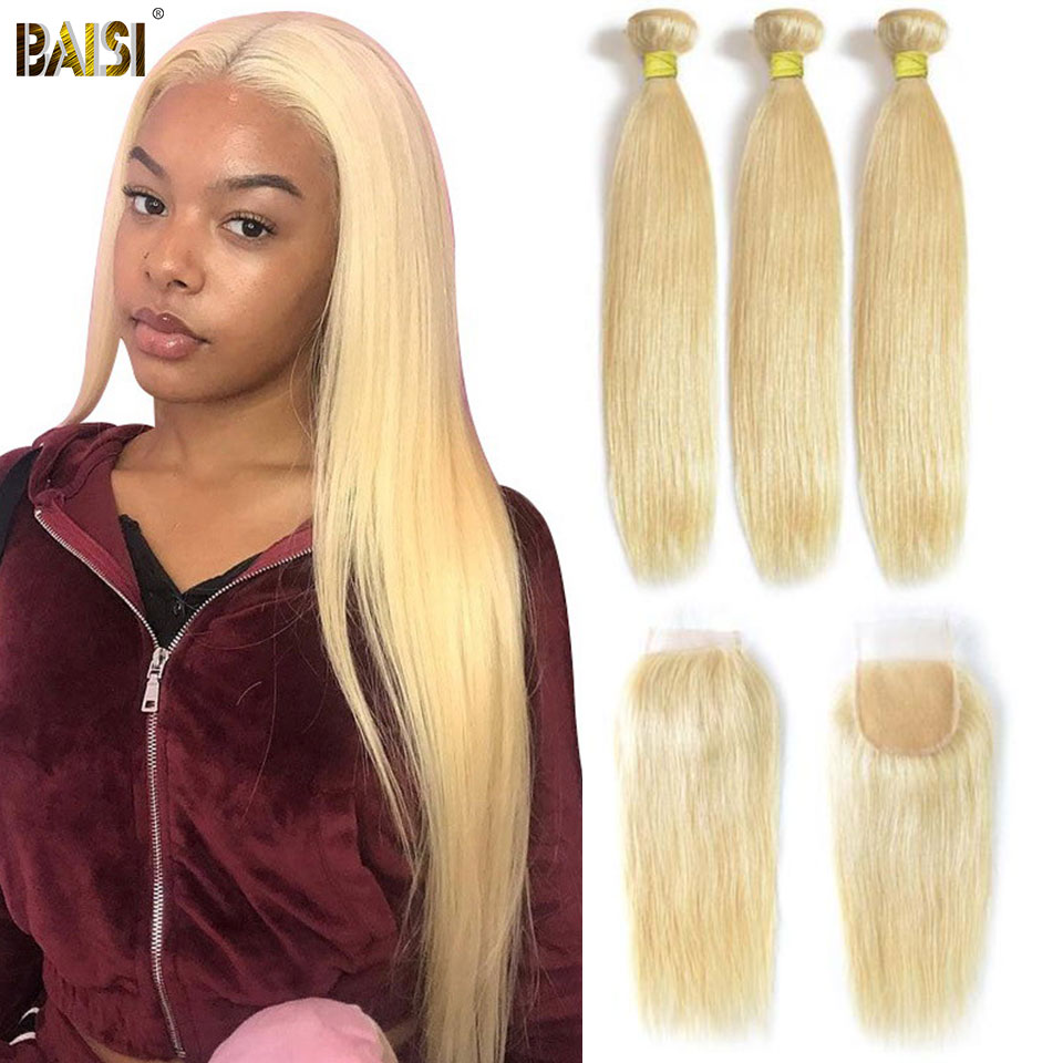 BAISI Hair 3 BundlesClosure 100% ΰ  ͽټ ..